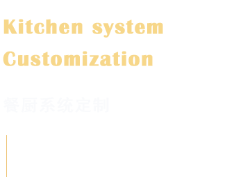 餐厨系统定制